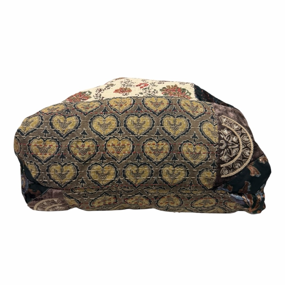 Cleo + Wolf Brown/Multi Multiple Patterns Tote Ha… - image 5